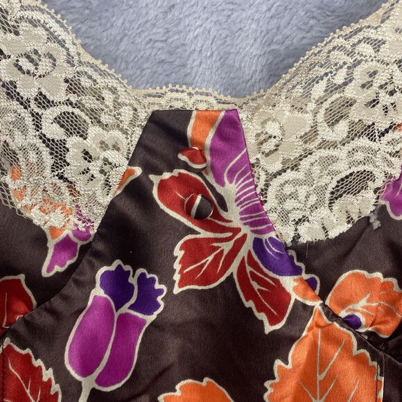 Mixit Tank Top Lace Floral Small Babydoll Y2K Cottagecore Fairy Grunge Spaghetti - Picture 3 of 10